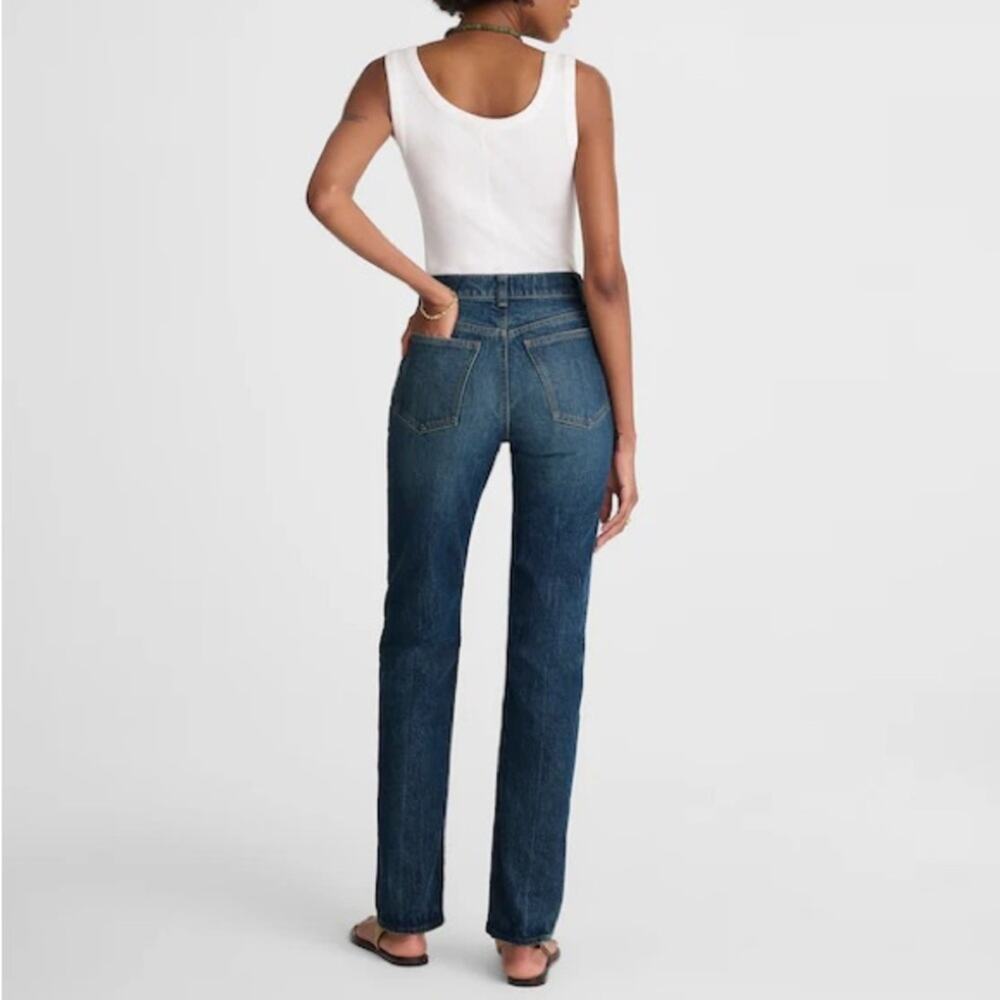 Madewell The Tall Longline Straight Jean Size 33T - Picture 11 of 11